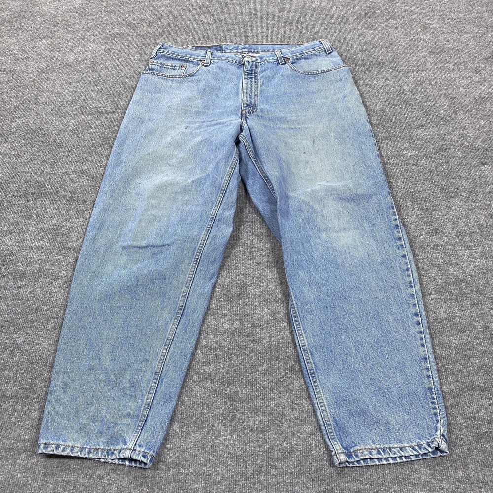 Vintage Levis 560 Jeans Mens‎ 38x30 Light Wash Blue Relaxed Tapered Denim USA